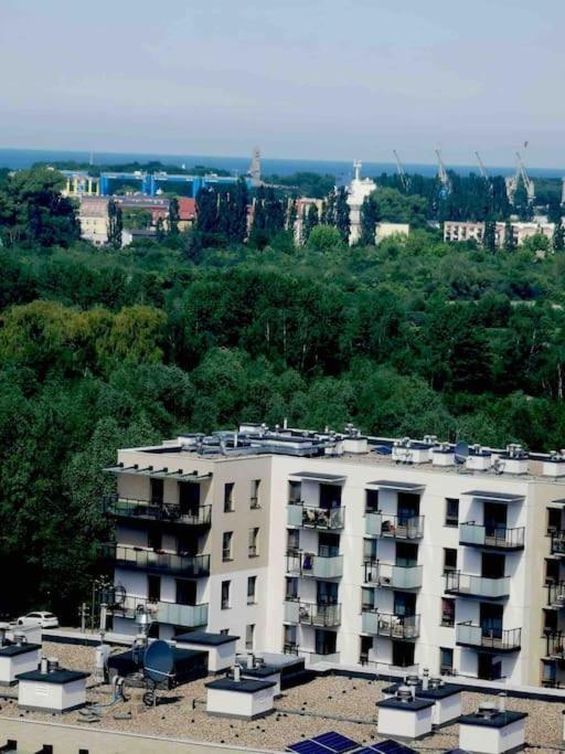 Urocze Kondominium Z Widokiem Na Morze Danzig Exterior foto